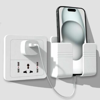 Multi-Functional Mobile Phone Charging Stand - White