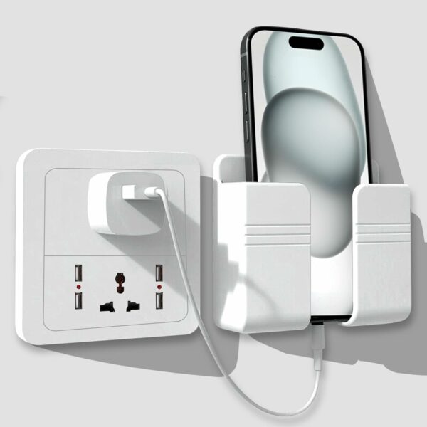 Multi-Functional Mobile Phone Charging Stand - White