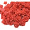 50 Pcs Small Artificial Foam Rose Flowers for DIY Crafts & Decor