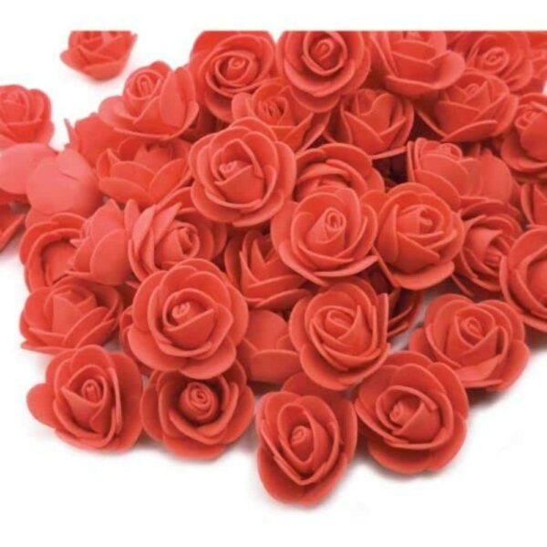 50 Pcs Small Artificial Foam Rose Flowers for DIY Crafts & Decor - Image 5