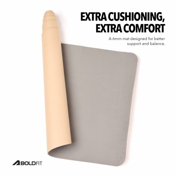 Comfortable 6mm Yoga Mat for Men & Women - Anti-Slip, Durable - Image 3