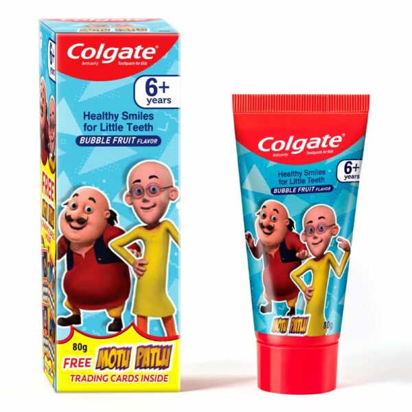 Kids Toothpaste 6+ Years, Bubble Fruit Flavor, 80G