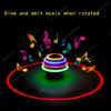 LED Spinning Top Toy with Music - Educational & Safe for Kids