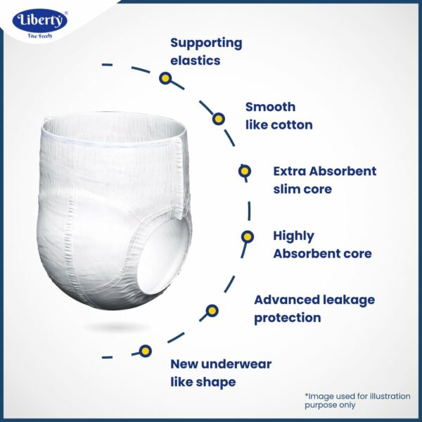 Premium Unisex Adult Diaper Pants, Large (Pack of 30) - Image 5