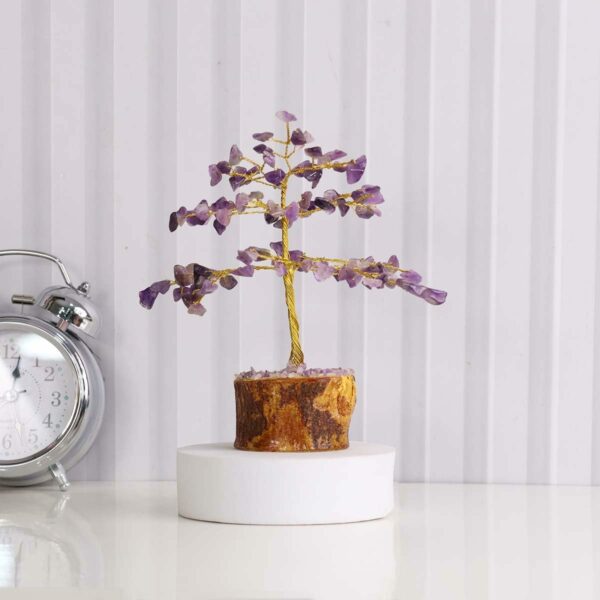 Amethyst Crystal Tree - 100 Beads, Feng Shui Decor, 4 Inch - Image 3