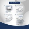 Premium Disposable Underpads - Large Size, High Absorbency, 10 Count