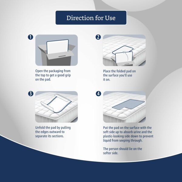 Premium Disposable Underpads - Large Size, 10 Count, High Absorbency - Image 4