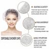 Reusable Waterproof Shower Cap - Pack of 50 for Men & Women