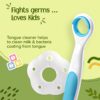 Baby Training Toothbrush Set with Anti-Choking Shield - 3 Pcs