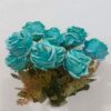 Decorative Artificial Blue Rose Bunch for Home D?cor - 30cm Tall