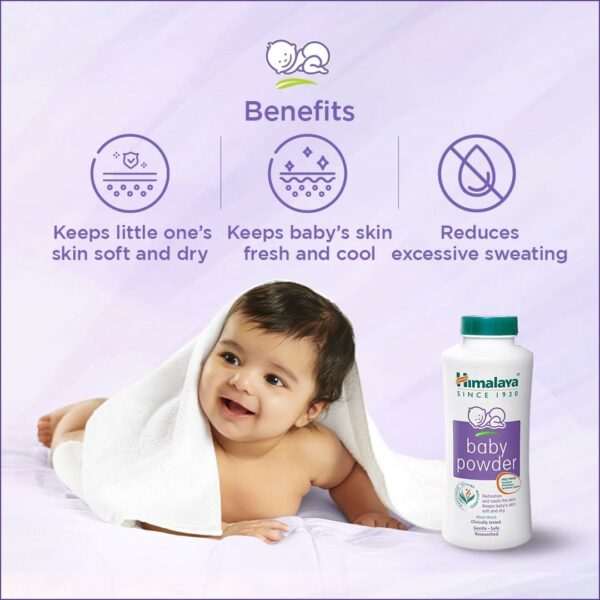 Himalaya Baby Powder 400G - Softens & Keeps Skin Dry - Image 4