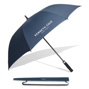 Automatic Golf Umbrella with UV & Rain Protection - Navy Blue