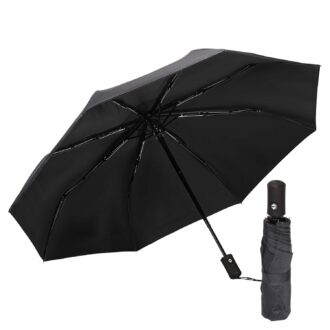 Compact Windproof Auto Open/Close Travel Umbrella for All Ages