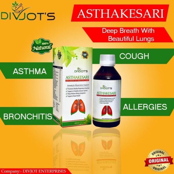 Asthakesari Syrup for Allergy Relief, 200ml - Supports Respiratory Health - Image 5