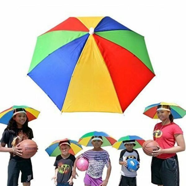Handsfree Hat Umbrella for Sun and Rain Protection - 21.6 Inches - Image 5