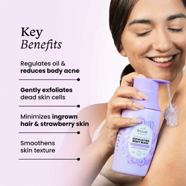 Exfoliating Body Wash with 2% Salicylic Acid & Zinc PCA - 250ml - Image 4