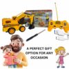 Remote-Controlled JCB Digger Toy for Kids - Realistic Construction Vehicle
