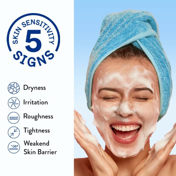 Gentle Cleansing & Moisturizing Syndet Bar for Sensitive Skin, 75g - Image 4