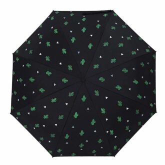 Compact 3-Fold Travel Umbrella - Auto Open/Close, Lightweight