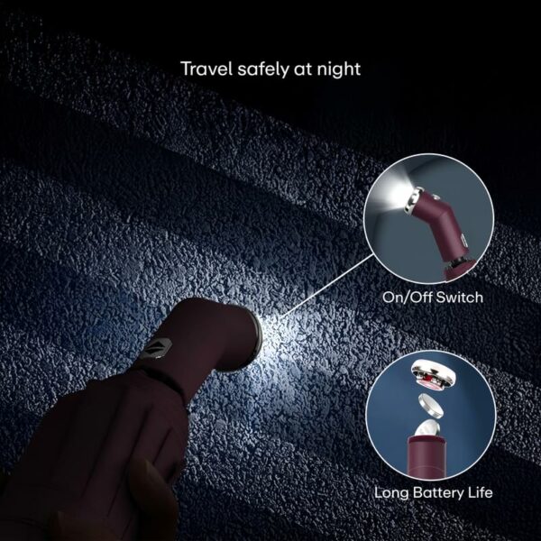 Compact Travel Umbrella - Windproof, UV Protection, Lightweight - Image 3