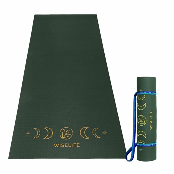 Extra Thick 6MM TPE Yoga Mat for Men & Women - Non-Slip & Versatile