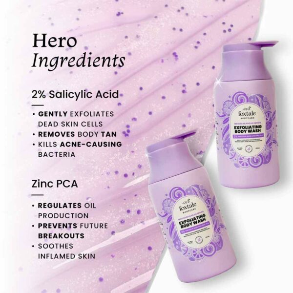 Exfoliating Body Wash with 2% Salicylic Acid & Zinc PCA - 250ml - Image 5