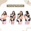 Hip Seat Baby Carrier for Infants 4-24 Months - 4 Carry Positions