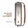 Portable Music Player with 5000 Songs, FM/BT/AUX - Oakwood Brown