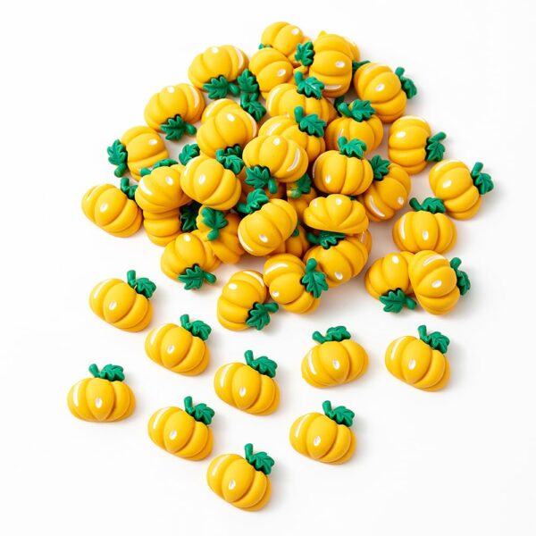 50 Pieces Mini Artificial Pumpkins for Fall Decor - Image 2