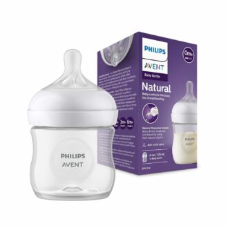 Philips Avent Natural Baby Feeding Bottle - 0 Months+, Anti-Colic, Easy to Clean