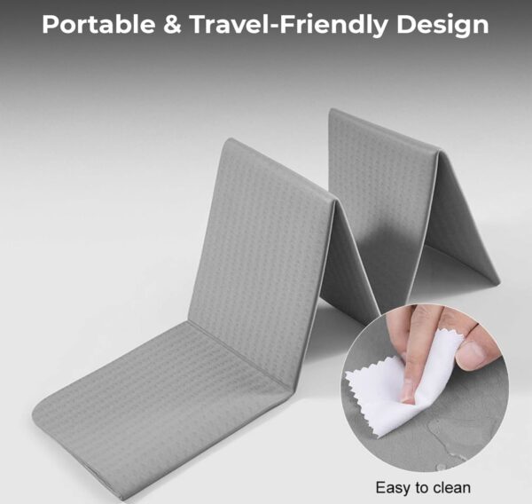Folding Yoga Mat 10mm Thick, Large Size for Workouts - Image 3