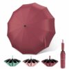 23 Inch Windproof Travel Umbrella with Auto Open/Close