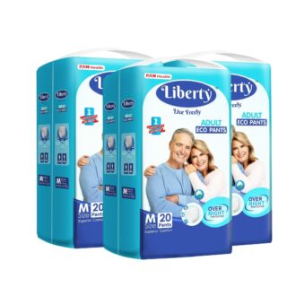 Eco-Friendly Adult Diaper Pants, Medium, 60 Count - Leak Proof & Comfortable