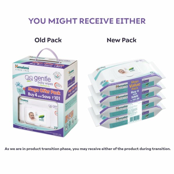 Gentle Baby Wipes Mega Pack - 288 Wipes for Travel - Image 3