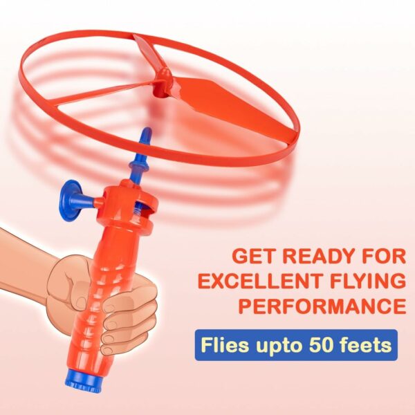 Air Spinner Flying Toy - 3 Ways to Play, Up to 40 Feet - Image 2