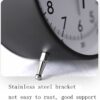 Vintage Twin Bell Alarm Clock with Night Light - Extra Loud