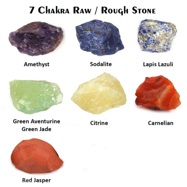 7 Chakra Stone Tree with 500 Beads - Natural Healing Crystal - Image 2