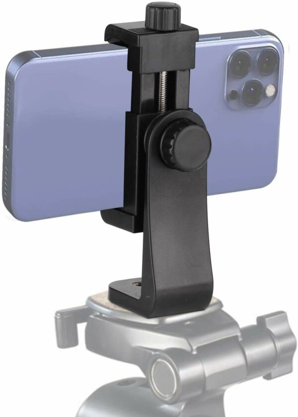 360? Adjustable Phone Holder for Tripods - Universal Compatibility - Image 3