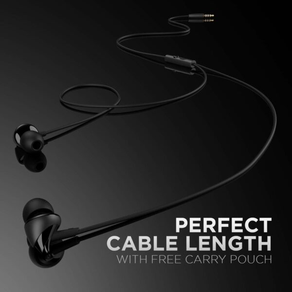 Stylish Wired Earphones with HD Mic and 10mm Driver - Image 4
