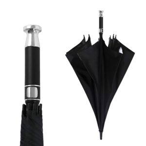 Large Long Stick Umbrella - Waterproof & Windproof UV Protection
