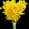 Artificial Yellow Lily Flowers Bunch for Home & Office Decor - 60cm