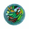 24-Piece Terracotta Miniature Vegetables & Fruits Set for Home Decor