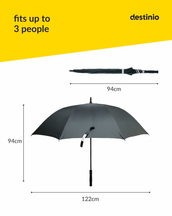 54-Inch Auto Open Umbrella for 2-4 People with UV Protection - Image 4