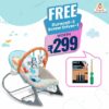 Baby Rocker & Bouncer with Calming Vibrations & Toys