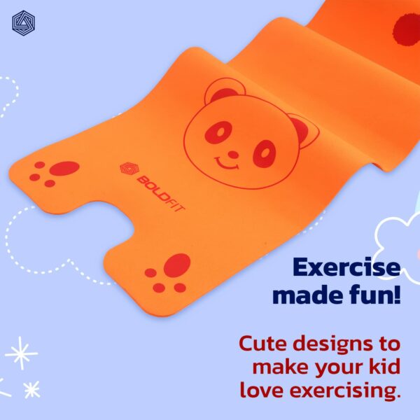 EVA Yoga Mat for Kids - Anti Slip & Durable 4mm Workout Mat - Image 3