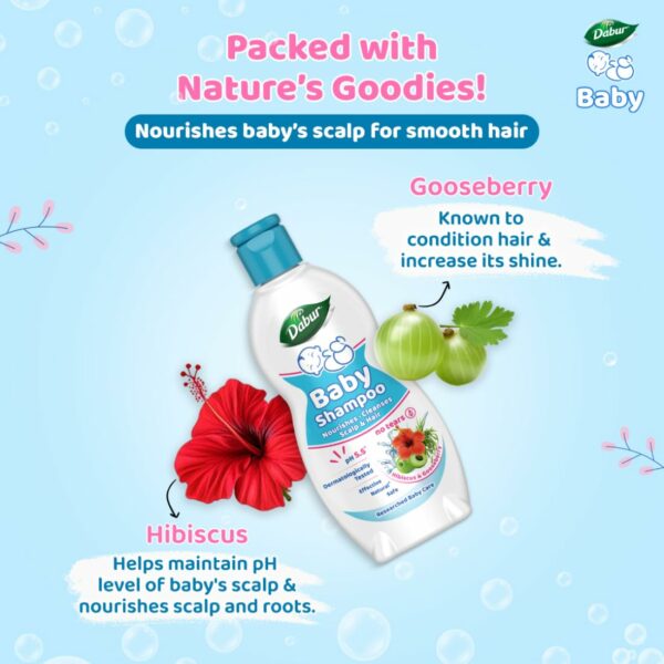 Gentle Nourishing Baby Shampoo with Ayurvedic Herbs, 200 ml - Image 5