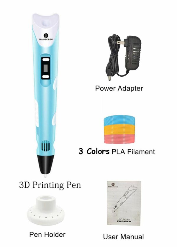 3D Printing Pen with LCD Display & 30m Filaments - Safe & Easy to Use - Image 5