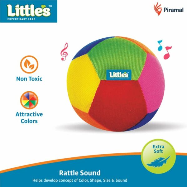 Soft Plush Baby Ball with Rattle Sound - 11 cm Toy - Image 4