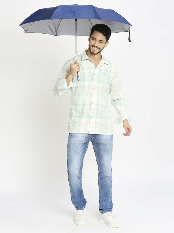 Stylish 3-Fold Umbrella for Men & Women, Windproof, Lightweight, 22 Inch - Image 5