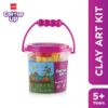 ColourUp Clay Art Kit for Kids - Non-Toxic, 12 Colors, Molds & Tools